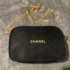 Chanel Holiday Bag with Crossbody Gold Chain